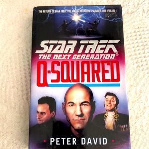 Star Trek The Next Generation Q-Squared 1994 hard cover